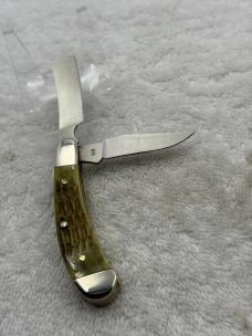 Parker Edwards Vintage 2 Blade Mini Trapper With Razor Blade Pocket Knife (#24)