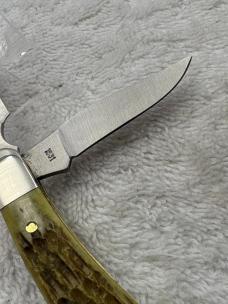 Parker Edwards Vintage 2 Blade Mini Trapper With Razor Blade Pocket Knife (#24)