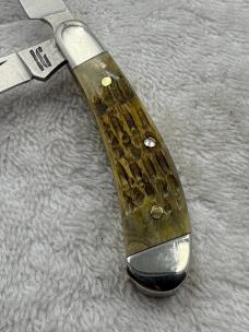 Parker Edwards Vintage 2 Blade Mini Trapper With Razor Blade Pocket Knife (#24)