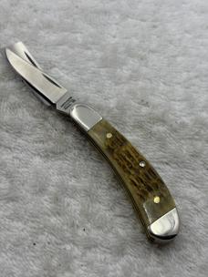 Parker Edwards Vintage 2 Blade Mini Trapper With Razor Blade Pocket Knife (#24)