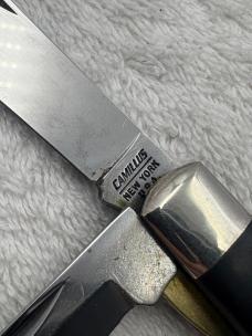 Camillus Vintage Electrician Pocket Knife / Tool With Bail Made In USA (#88)