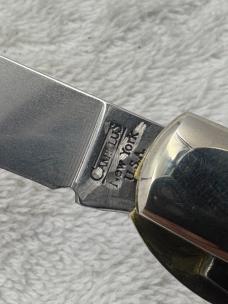 Camillus Vintage Electrician Liner Lock Knife Made In USA (#89)