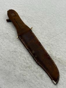Vintage Solingen Germany G. C. Co Tang Stamp 13" Bowie 8" Blade Stag Handle
