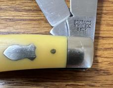 VINTAGE SCHRADE NY USA 881Y POCKET KNIFE AND VIEW TUBE BOX - EXCELLENT NOS