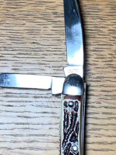 Vintage Colonial 3 Blade Stockman Pocket Knife