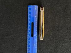 Vintage IKCo Swell End Jack Knife with Beautiful Mosaic Celluloid Scales