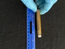 Vintage IKCo Swell End Jack Knife with Beautiful Mosaic Celluloid Scales