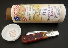 GEC #14 TC Barlow Autumn Peach Sawcut Bone Great Eastern Cutlery Tidioute 143223