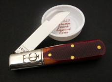 GEC #14 TC Barlow Autumn Peach Sawcut Bone Great Eastern Cutlery Tidioute 143223