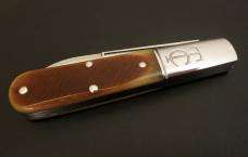 GEC #15 TC Sawyer Genuine Barlow Sepia Sawcut Bone Charlie Campagna SFO Great Eastern Cutlery 152121