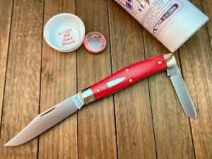 Great Eastern Cutlery Tidioute 81 Boss Bull Keeper Red Linen Micarta 2024