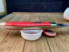 Great Eastern Cutlery Tidioute 81 Boss Bull Keeper Red Linen Micarta 2024