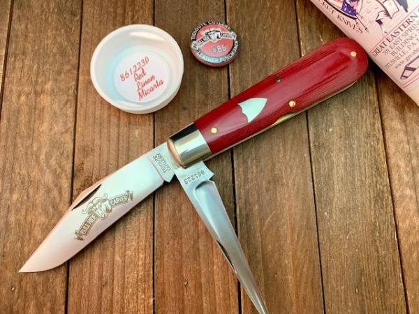 Great Eastern Cutlery Tidioute #86 Bull Hide Carver Red Linen Micarta 2024 Great Eastern Cutlery Tidioute #86 Bull Hide Carver Red Linen Micarta 2024