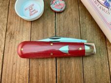 Great Eastern Cutlery Tidioute #86 Bull Hide Carver Red Linen Micarta 2024