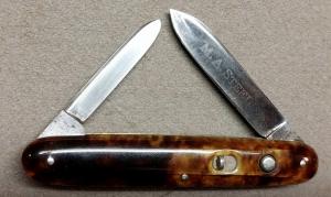 Schrade Cut Co Double with Etch 'M. A. STEEL'