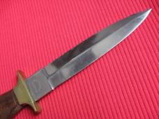 Pakistan Dagger Double Edge Knife - Wood and Brass