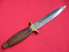Pakistan Dagger Double Edge Knife - Wood and Brass