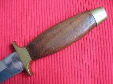Pakistan Dagger Double Edge Knife - Wood and Brass