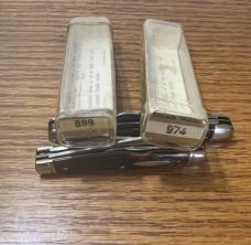 SCHRADE WALDEN NY USA 974 & SCHRADE USA 899 & VIEW TUBE BOXES 