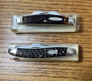 SCHRADE WALDEN NY USA 974 & SCHRADE USA 899 & VIEW TUBE BOXES 