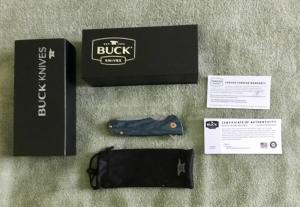 Buck June 2025 Buck Of The Month 843 Sprint Ops Knife 0843BLSBOTM-B NIB