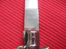Vintage 13" Horn Rostfrei MOLLETTA Stiletto Switchblade Knife.