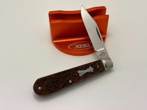 TODD TA DAVIDSON JIGGED WHALE BONE CPM 154 JACK KNIFE