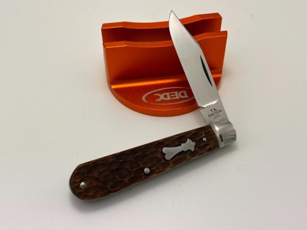 TODD T.A. DAVISON JIGGED WHALE BONE CPM 154 JACK KNIFE TODD T.A. DAVISON JIGGED WHALE BONE CPM 154 JACK KNIFE