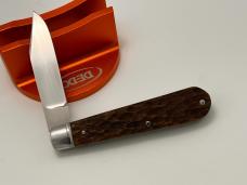 TODD T.A. DAVISON JIGGED WHALE BONE CPM 154 JACK KNIFE