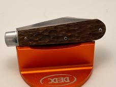 TODD T.A. DAVISON JIGGED WHALE BONE CPM 154 JACK KNIFE