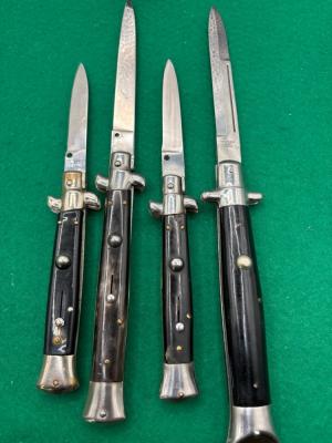 Two B Rostfrei one bonus switchblade and false button