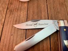 Great Eastern Cutlery Tidioute #39 Horse Rancher Blue Linen Micarta 2024