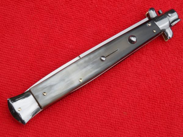 New G.Beltrame 13" Italian Stiletto Brazilian-Horn Handles- SS Bayonet grind Blade New G.Beltrame 13" Italian Stiletto Brazilian-Horn Handles- SS Bayonet grind Blade