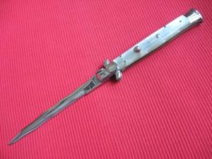 Vintage Unusual ROMO 11quot Kriss Stiletto Switchblade Knife