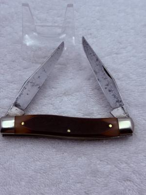 Schrade Old Timer 77OT 2 Blade Muskrat Made In USA 86