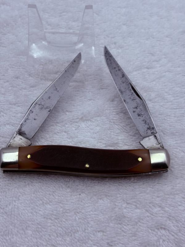 Schrade Old Timer 77OT 2 Blade Muskrat Made In USA (#86)