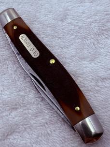 Schrade Old Timer 77OT 2 Blade Muskrat Made In USA (#86)