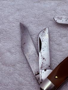 Schrade Old Timer 8OT 3 Blade Stockman Great Used Condition Made IN USA (#95)