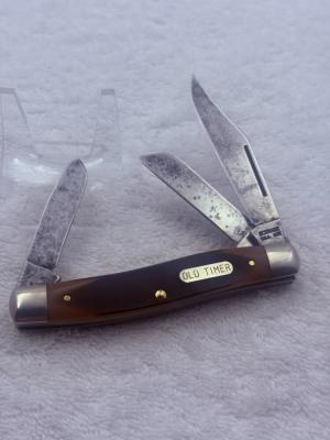 Schrade Old Timer 8OT 3 Blade Stockman Made In USA 94