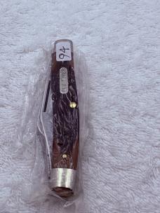 Schrade Old Timer 8OT 3 Blade Stockman Made In USA (#94)