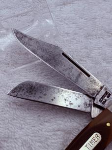 Schrade Old Timer 8OT 3 Blade Stockman Made In USA (#94)
