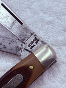 Schrade Old Timer 8OT 3 Blade Stockman Made In USA (#94)