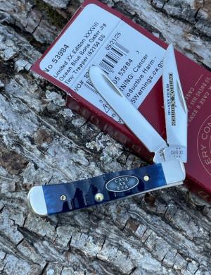 CASE XX  2025 OCEAN BLUE GATOR JIG BONE XXXVIII LIMITED EDITION TINY TRAPPER