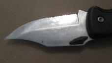 VTG Schrade USA Old Timer 47OT Linerlock Folding Pocket Knife Serrated