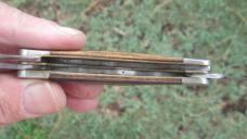 VTG BEAR HUNTER SOLINGEN 3 Blade Sowbelly Pocket Knife