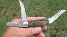 VTG BEAR HUNTER SOLINGEN 3 Blade Sowbelly Pocket Knife