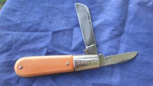 VTG PROV CUT CO USA Barlow Jack Knife Sheepsfoot Wharncliffe Blades