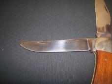 VINTAGE QUEEN RAWHIDE SERIES 4200 USA 440 STAINLESS TRAPPER KNIFE 82