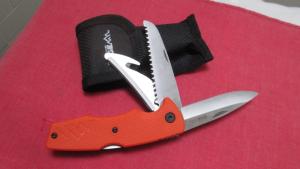 OUTDOOR EDGE 3 Lockback Blades Saw Gut Hook Skinning Game Knife 8Cr13MoV