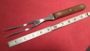 CASE XX USA STAINLESS P239 Carving Fork (thick wood handle)